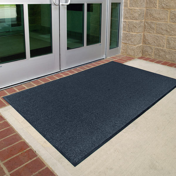 Entryway Door Mat 2' x 3' All Weather Doormat Outdoor Non Slip Recycled  Rubber
