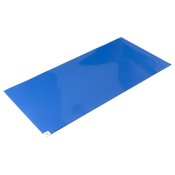 Sticky Peel Off Mats: 36x 45, 30 Sheets, 8 Mats/case, Blue, CQ-3645-308-B