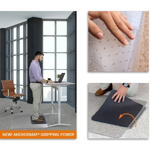 Chair Mat with Standing Cushion by UPLIFT Desk